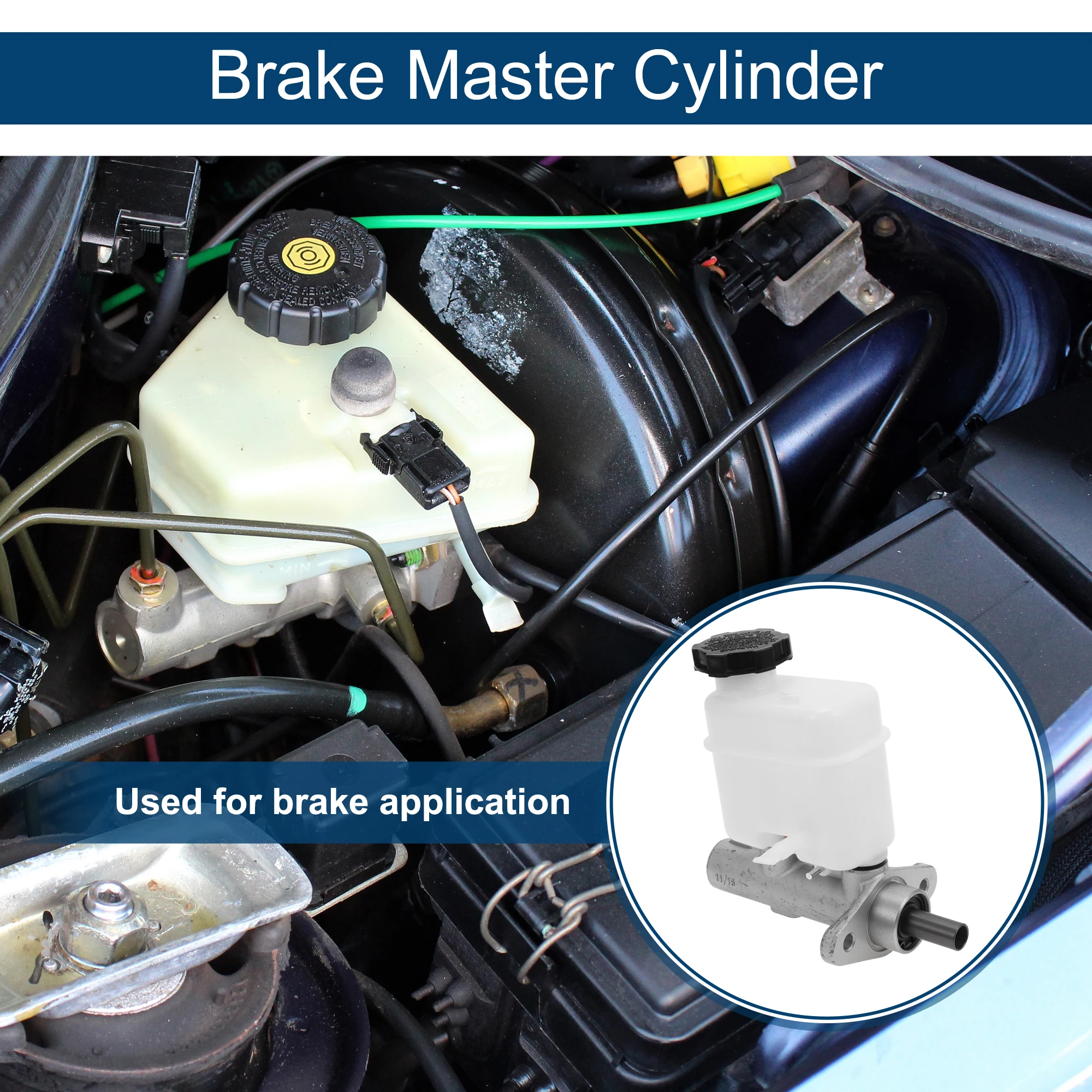

UXCELL No.585102B300 Brake Master Cylinder with Reservoir for Hyundai Santa Fe 2006-2009 Engine Hydraulic Master Cylinder