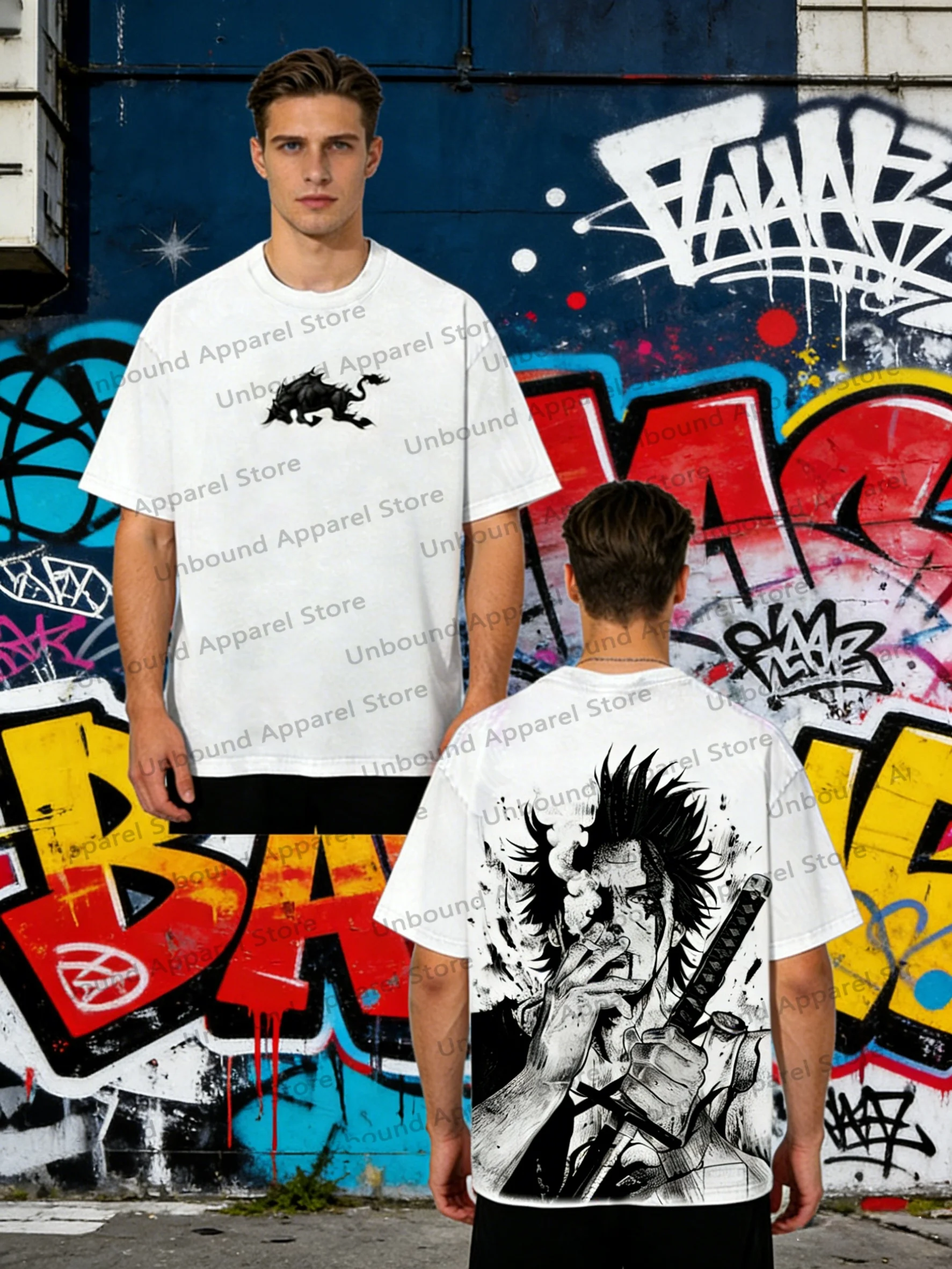 2026 Heißer Yami Sukehiro Graphic Black Clover Manga T-Shirt Neu Oversized für Herren und Damen Lässige Streetwear – Detail 7