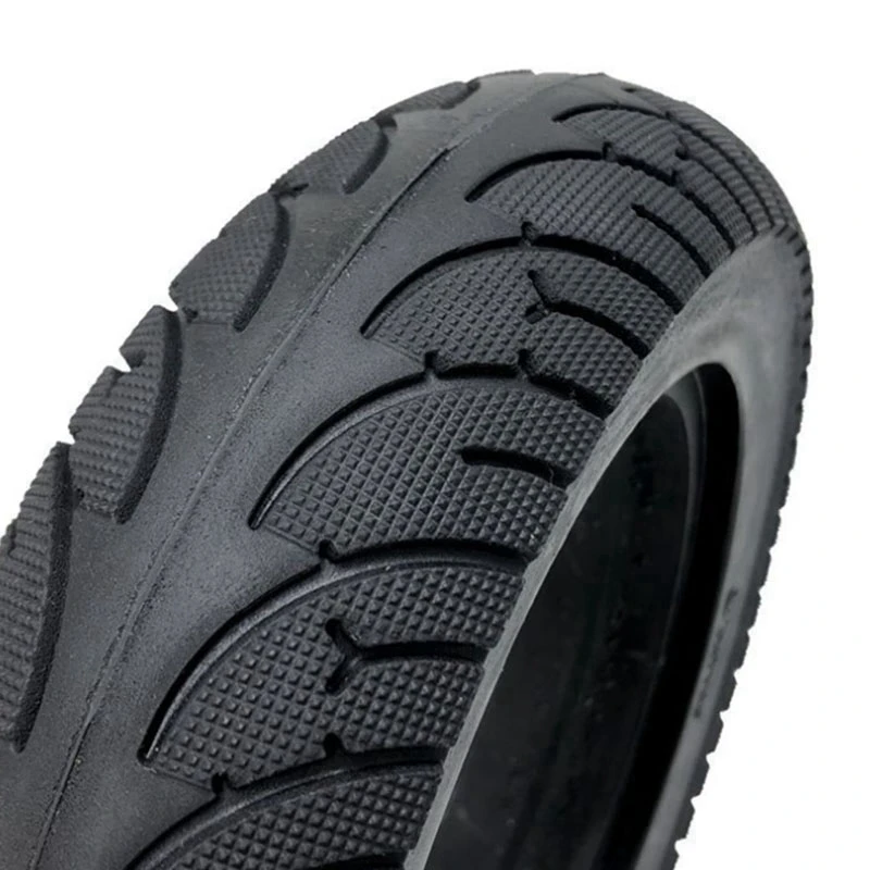 2Pcs 10X2.5 Black Solid Tire For Electric Scooter Folding E-Bike Widened Tyre Rubber Non-Inflation Electric Scooter Tire