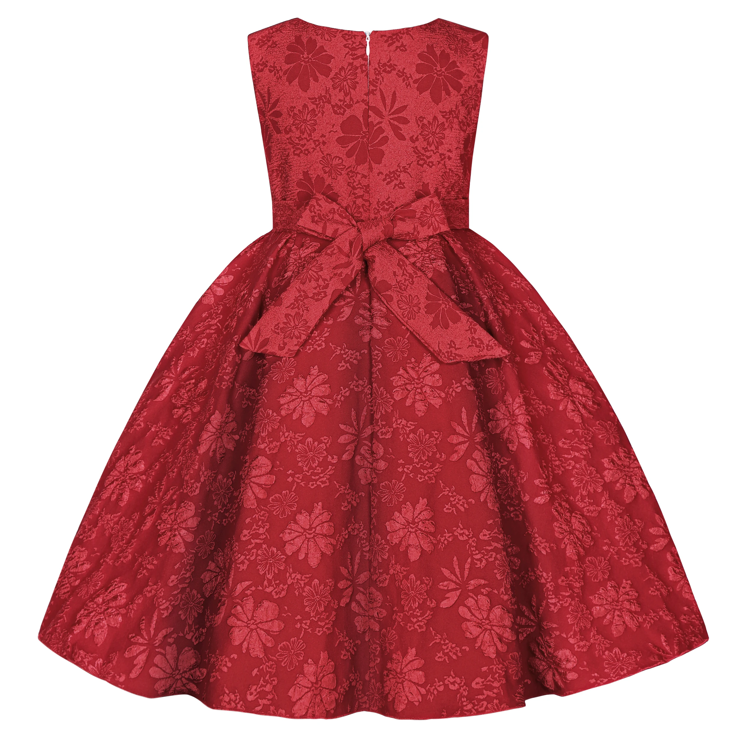 Cross-border summer new girls\' princess dress Children\'s sleeveless bow sequin Pompadour runway show clothing