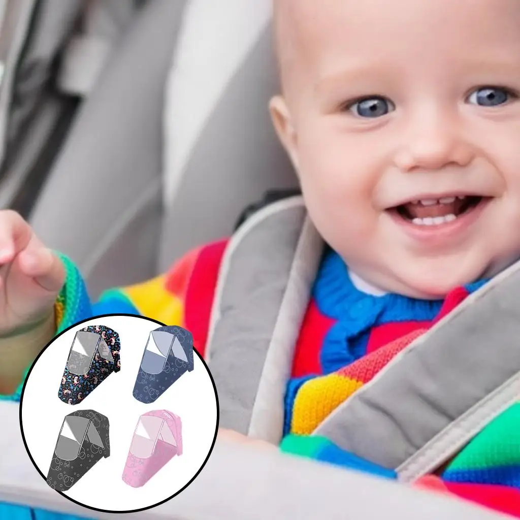 Wózek dziecięcy Osłona przeciwdeszczowa Wózek spacerowy Wózek spacerowy Pyłoszczelny przezroczysty zamek błyskawiczny Oddychający Reisen im Freien Weather Wind