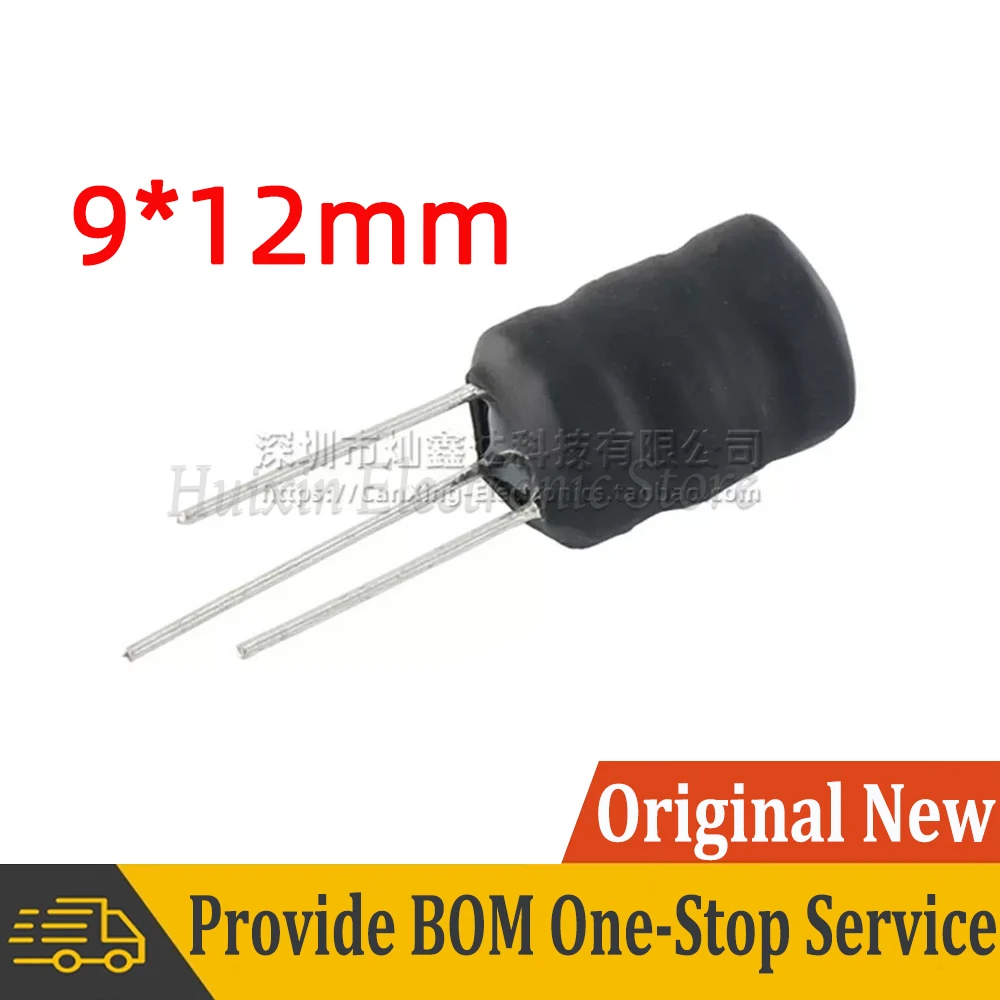 5pcs Boost Inductor Booster Step Up Inductance Choke Filter for Alarm Buzzer Humidifier atomizer 3 Pin Ferrite Coil I Shape Core