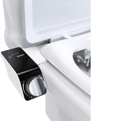 Toilet Bidet Bathroom Intelligent Non‑Electric Cold Hot Water Toilet Bidet Sprayer Set With Double Nozzle