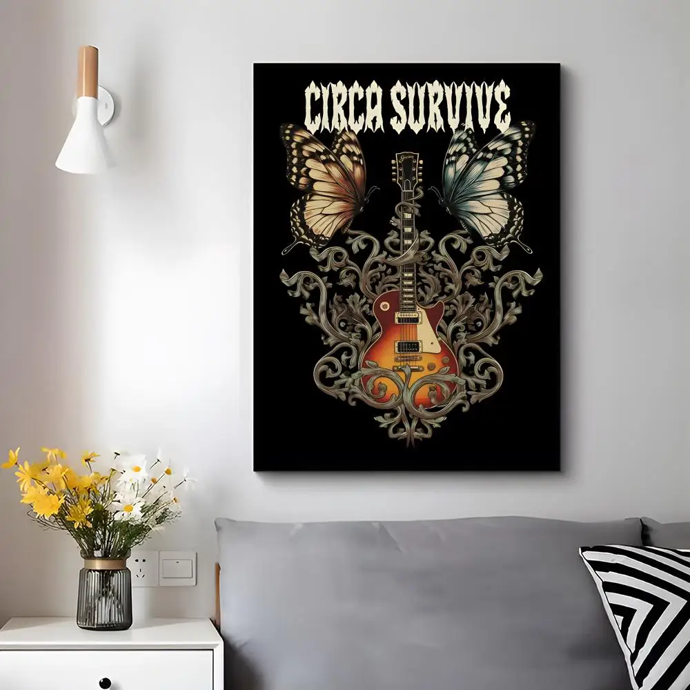 Alternative Rock Band C-circa Survive Poster Trendy Aesthetic Wall Decor for Dorm & Bedroom