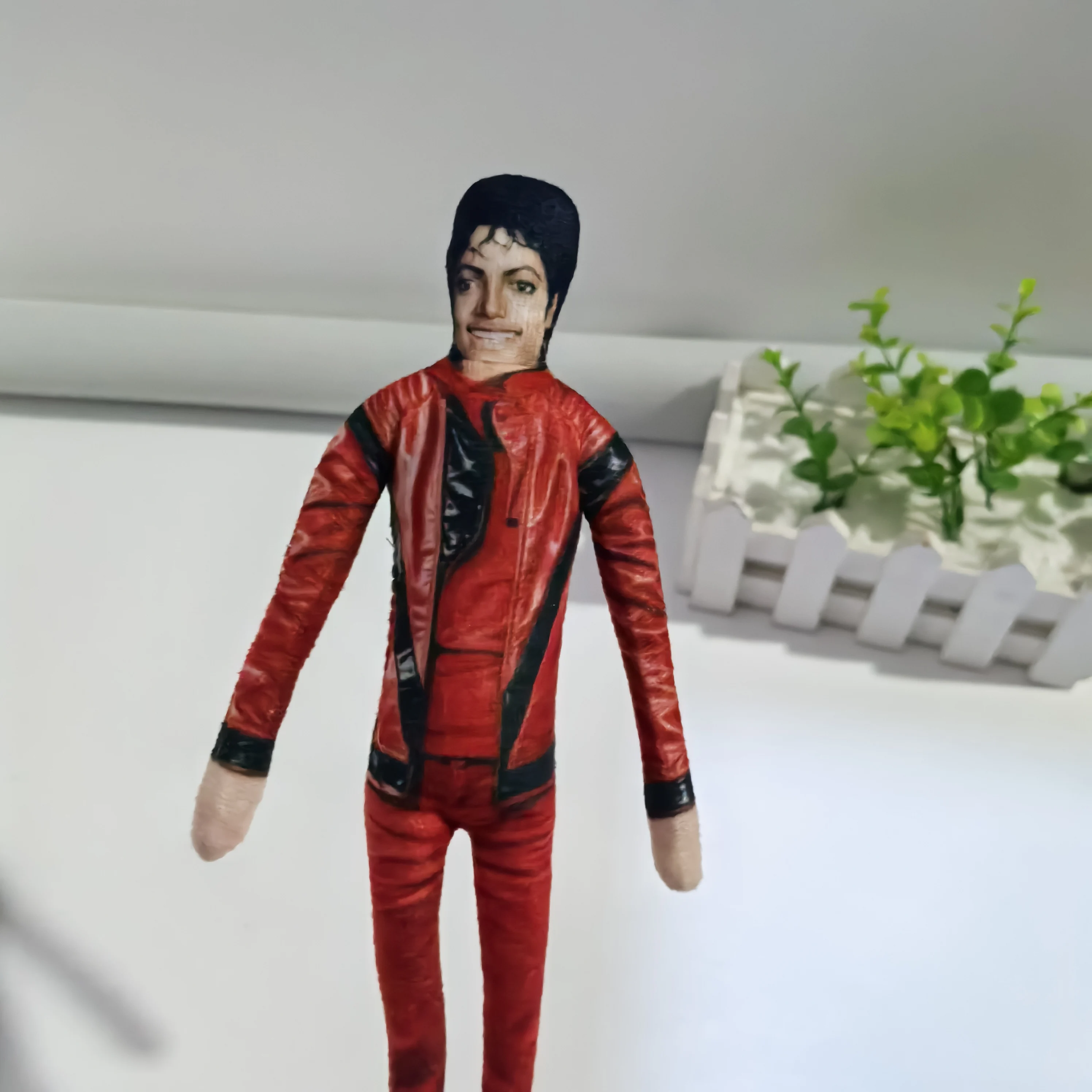 Michael Jackson Bendable Plush Doll Flexible Wire Frame Poseable MJ Abstract Rat Jerky Doll King of Pop Collectible Toy Fan Gift