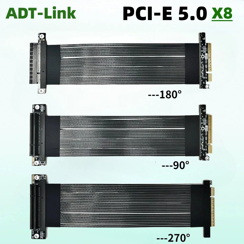 tarjeta-adaptadora-k88-pcie-50-x8-pci-e-8x-con-cable-extensor-de-90-grados-para-chasis-de-servidor-pci-e-50-x8-a-x8-riser-90-180