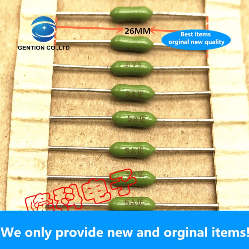20PCS 100% New original 0251005 Lite imported LF resistance fuse 5A 125V 5ALF insurance tube green 26MM foot length