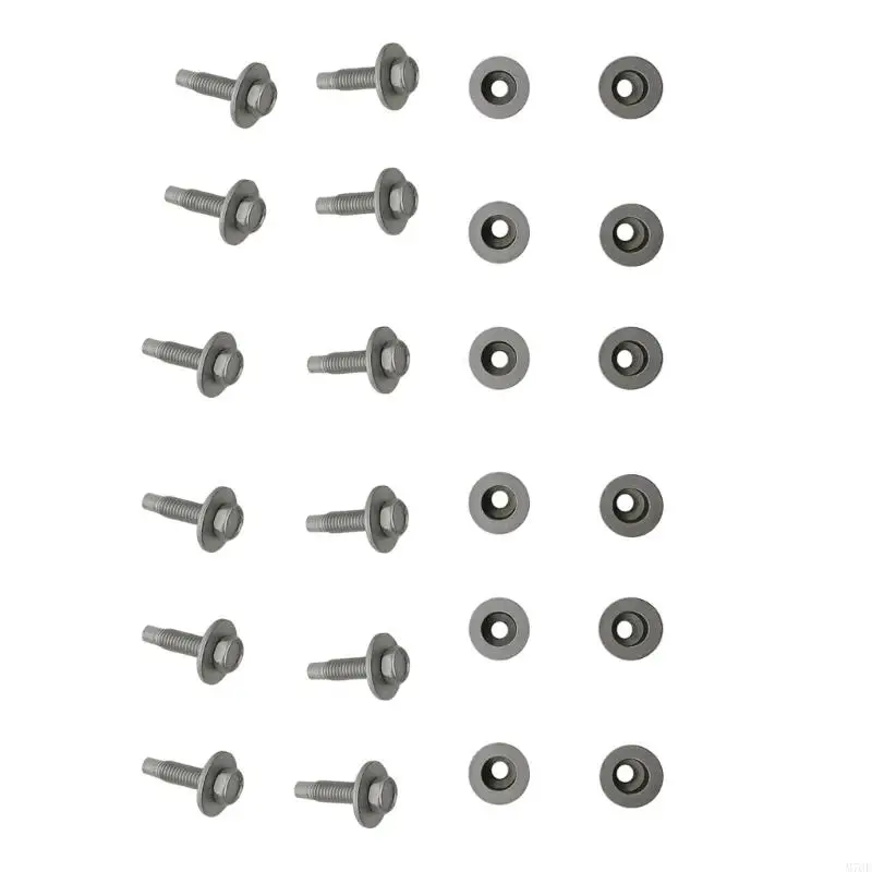 M76E-Seitenstufen-Montage-Hardware-Set 68044460AA, Stahl-Trittbrettbolzen und Gewindeeinsatzsatz für fahrzeugspezifische – Detail 7