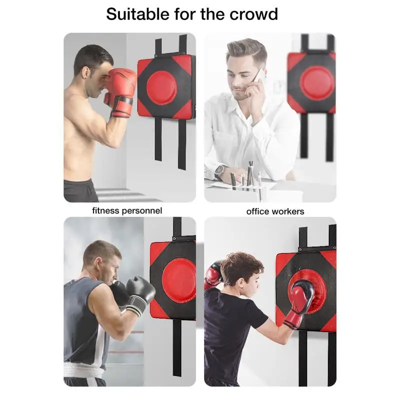 Boxing Wall Mat Punch Wall Focus Target Pad Boxing Punching Pad For Training Sports Shield Blocking Pad PU Leather Elastic