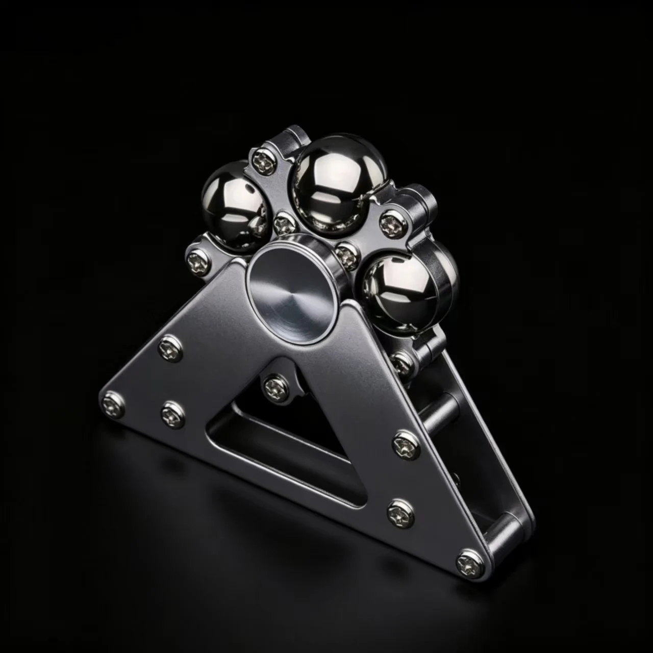 

New Metal Fidget Spinner with Rolling Ball Track Premium Stress Relief Hand Spinner Anti-Anxiety Sensory Fidget Toy