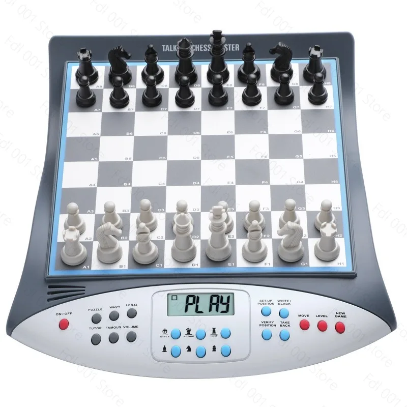 Smart Chess Board With Voice AI Vs Human 2 Player Game Learning Training Export Quality