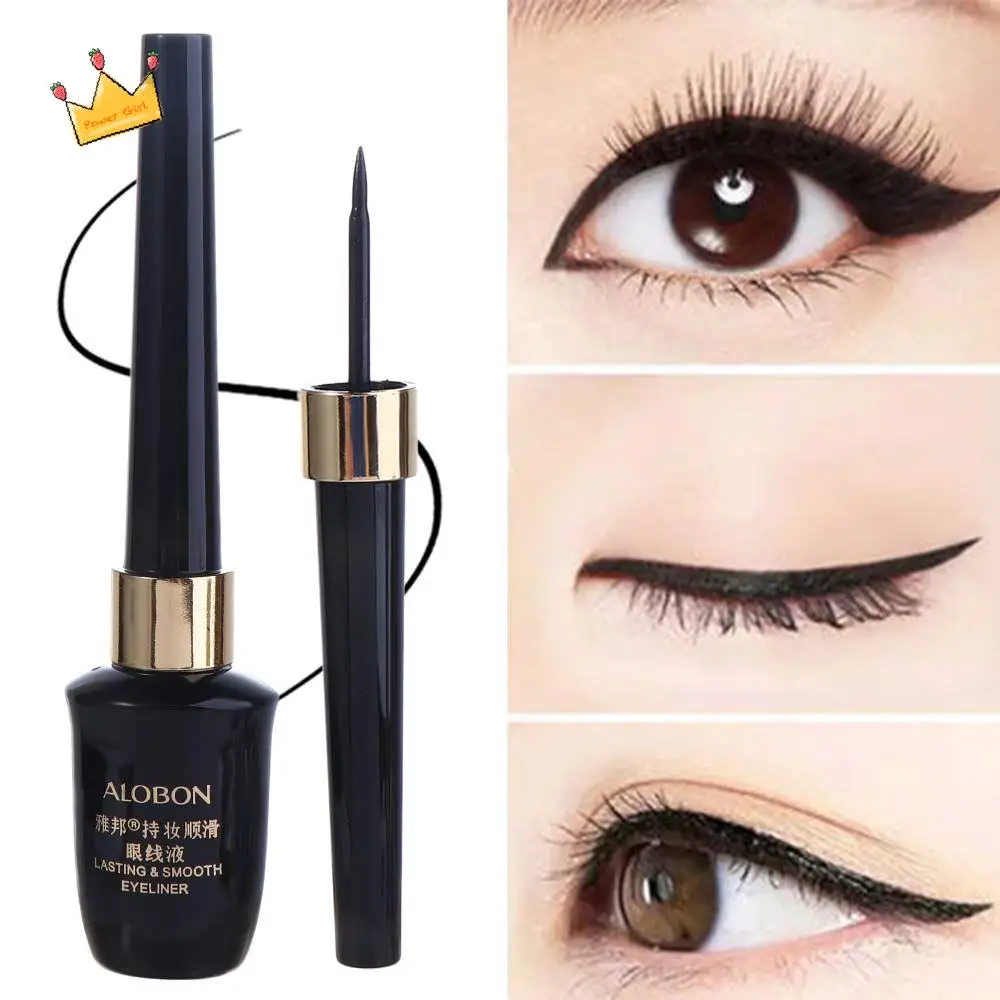 Strumento per il trucco degli occhi ultrafine da 8 ml Cosmetici senza sbavature Penna per eyeliner ad asciugatura rapida Eyeliner gel Penna per eyeliner Eyeliner liquido nero