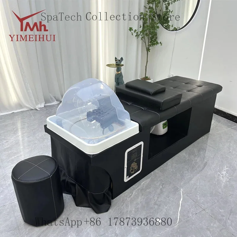 

Salon Hydrotherapy Shampoo Bed Head Water Circulation Massage Washing Hair Spa Equipment