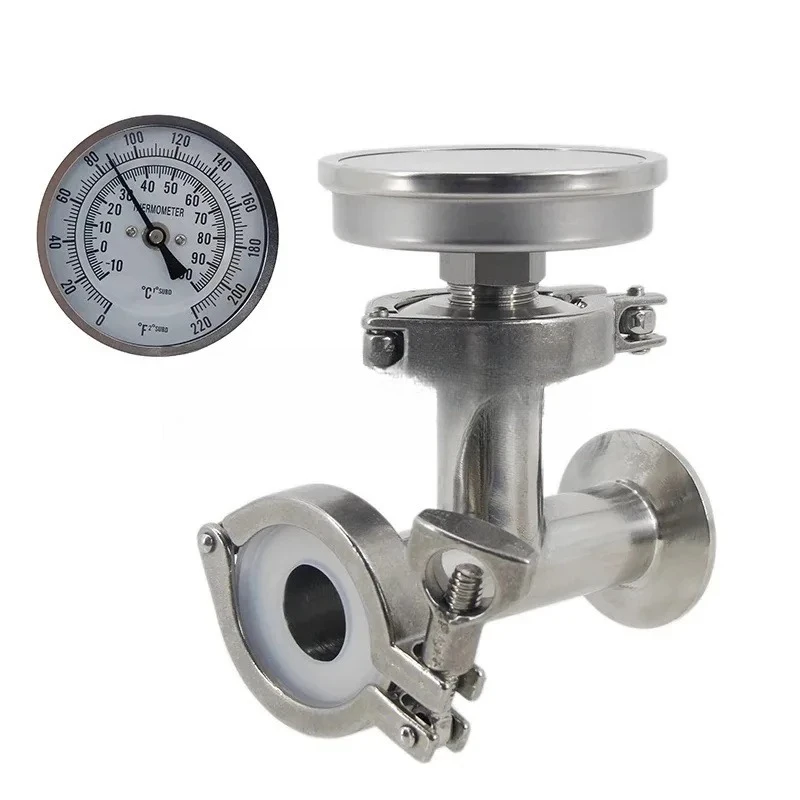Home brew chuck quick-loading wort cooling thermometer 1.5 