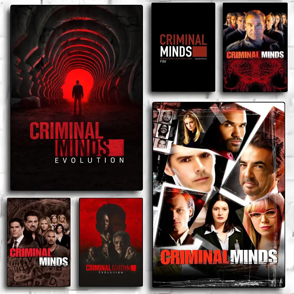 Criminal Minds Poster HD Art Sticky Wall Room Decor Home Waterproof Home Living Bar Aesthetic Decoration
