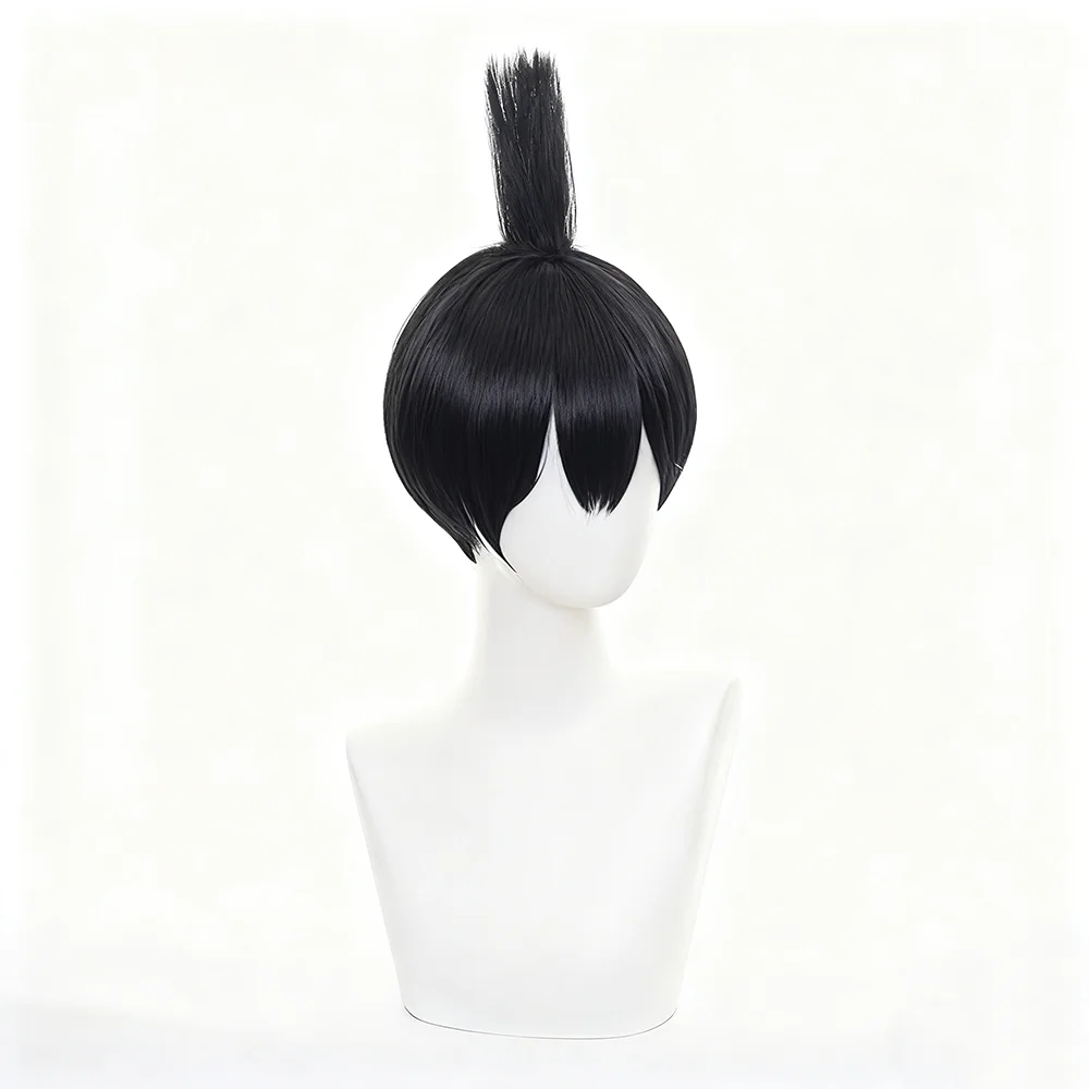 Anime motosserra hayakawa aki cosplay peruca adulto homem cabelo curto resistente ao calor peruca sintética halloween prop