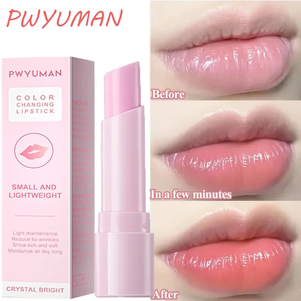 Magic Color Changing Lipstick Extreme Volumising Lip Plumper Balm Hydrating Moisturize Pink Lip Gloss Oil Korean Lip Makeup Base