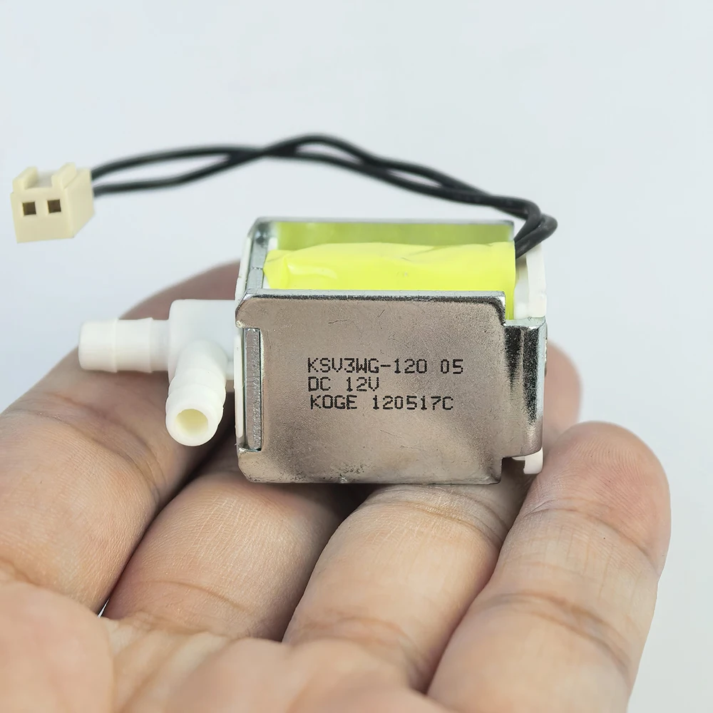

KSV3WG-12P DC 12 В мини-электрический электромагнитный клапан N/C нормально закрытый микроводяной клапан управления потоком жидкости