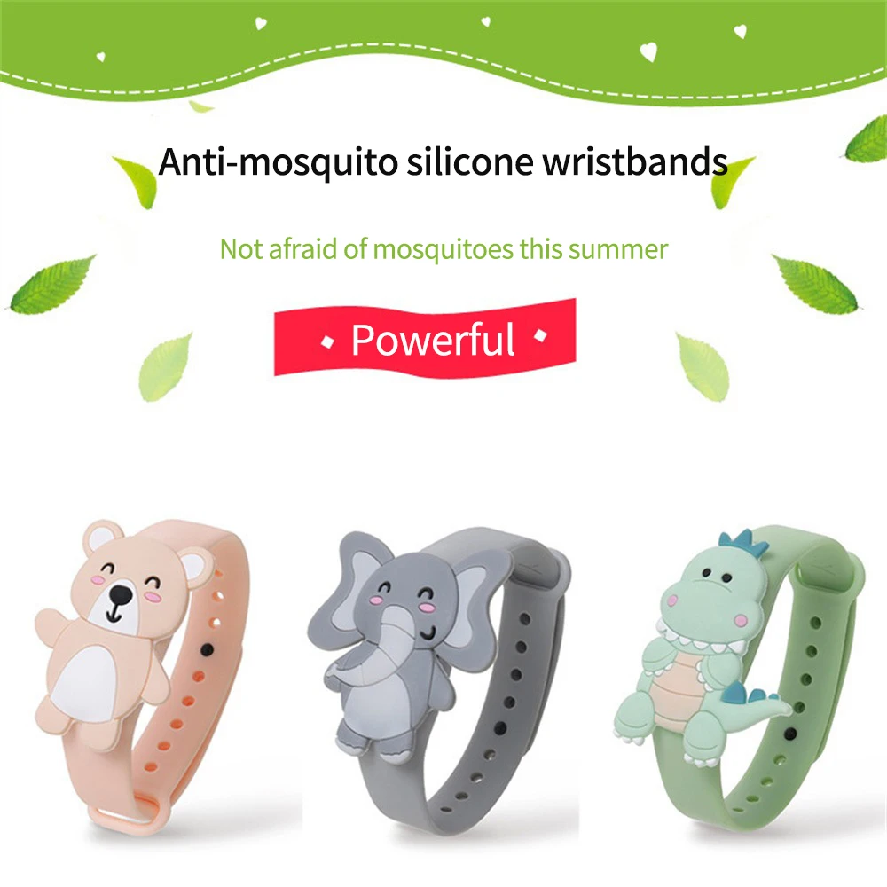 1~5PCS Outdoor Mosquito Repellent Watch Portable Wearable Anti-mosquito Bracelets Physical Summer Mosquito Repellent Bracelet