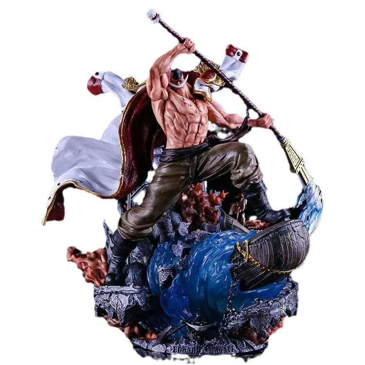 

41cm One Piece Edward Newgate Decisive Battle on Top Figure PVC Model Animation Peripherals Decoration Doll Boy Toy Collections