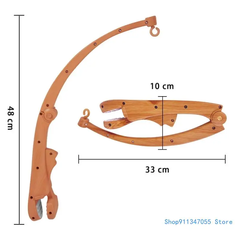 Campana plástico para cuna bebé, soporte juguete para cama colgante móvil, soporte para brazo para juguetes infantiles,