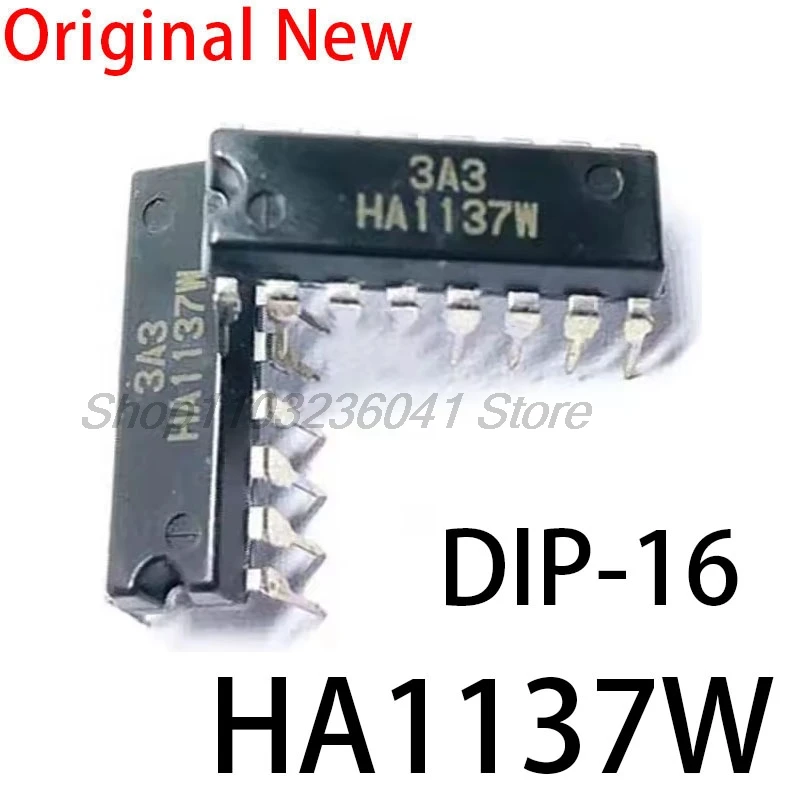 5PCS HA1137W HA1137 DIP-16 FM IF amplifier integrated circuit ic chip