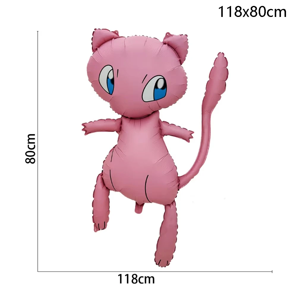 Riesige Pokémon-Themen-Folienballons Geburtstagsparty-Dekoration für Kindergeburtstag Geschenk-Favors Fotobox Babyparty-Ballon