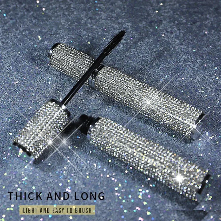 Sáng Bóng Dài Lâu Mascara Uốn Cây Nối Mi Mascara Thoáng Chống Nước Đen Mi Mắt Mỹ Phẩm Trang Điểm