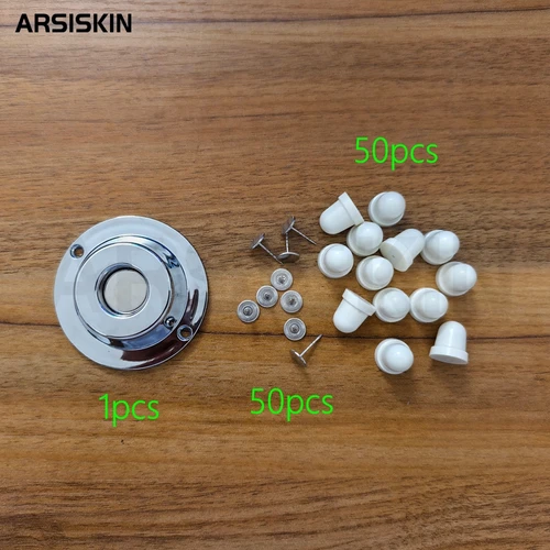 Hebilla de bloqueo fija de 50 Uds., cabezal de bloqueo fijo, cerradura de bolsa antifoto para ropa con abridor de desbloqueo