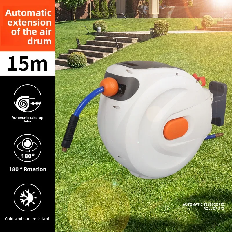 

High Pressure Air Drum Automatic Telescopic Tube Reel Tube Reel Tube Reel Car Repair Shop High Pressure Cleaning Car Washing Equ