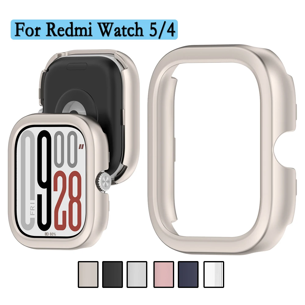 For Redmi Watch 5/4 Hollow Protective Case Durable PC Material Cover Watch Shell Decoration Protection For Redmi Watch 5