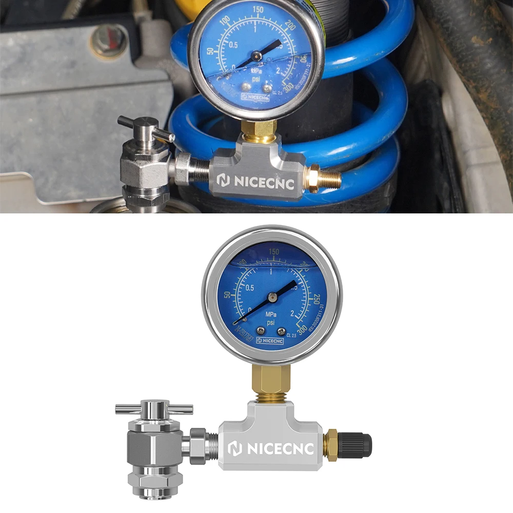 

300PSI Nitrogen Filling Tool Kit For Schrader Valve Shock For KTM Honda Yamaha Suzuki Husqvarna BMW Aprilia UTV ATV Motorcycle