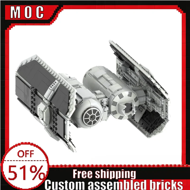 

901PCS MOC Future Heavy Interstellar Bombing Spaceship Building Blocks Model DIY Assembly Educational Toy For Collection Display