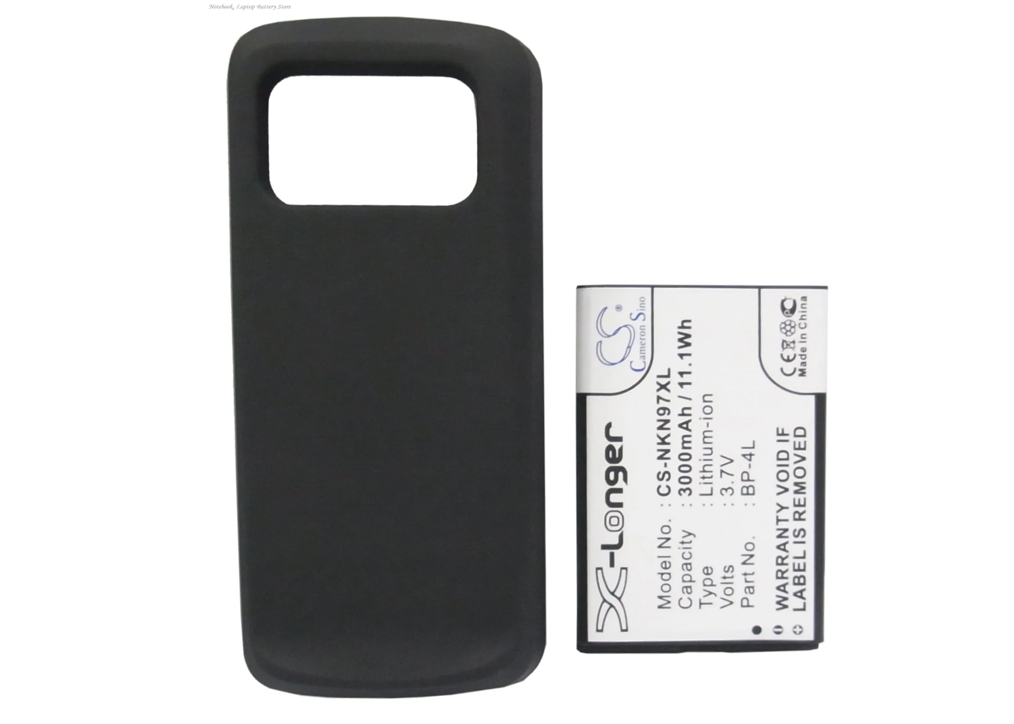 

OrangeYu OrangeYu 3.7V 3000mAh Mobile, SmartPhone Battery BP-4L for Nokia N97