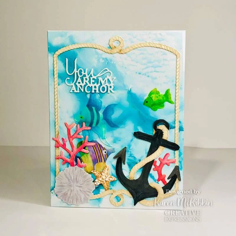 April 2022 KeepArt Under The Sea Set Metal Cutting Dies DIY Scrapbooking Photo Album Decorative Embossing PaperCard Crafts Die