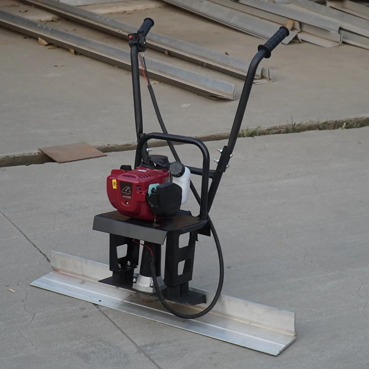 Hot Sell Road Construction Hand Held Concrete Leveling Machine Portable Gasoline Vibrating Concrete Screed Machine