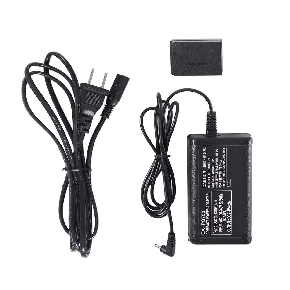 

For Canon EOS M2 M50 M100 M10 Camera AC External Power Adapter ACK-E12 Charger-US Plug