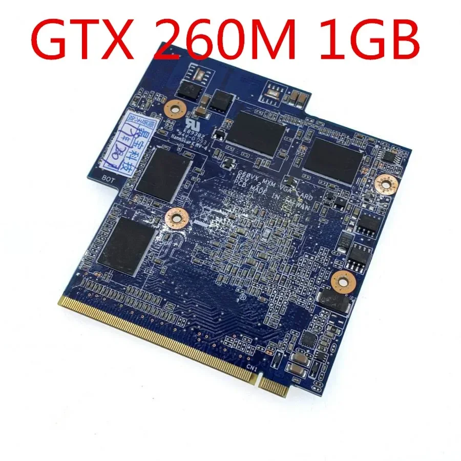 P/N 60-NV3VG1000-D01 GTX 260M 1GB DDR3 MXM Laptop notebook VGA Video Card for Asus G60VX G51VX G50VT G50V 08G2015GT21I