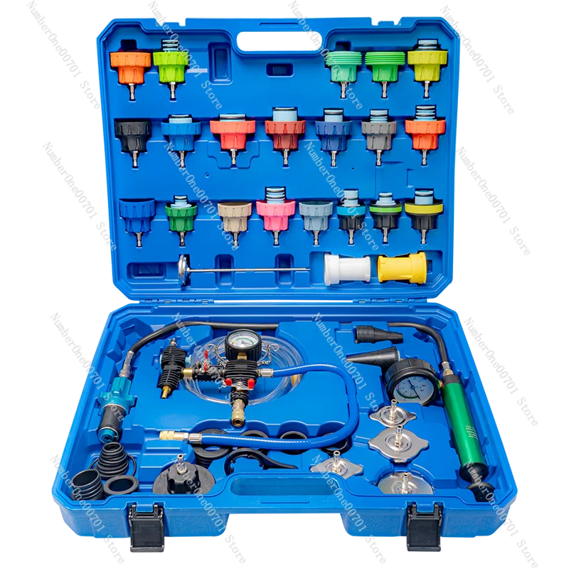 

Инструмент для обнаружения утечек давления в радиаторе автомобиля, тестер утечек, антифриз, замена наполнителя, вакуумный манометр охлаждающей жидкости