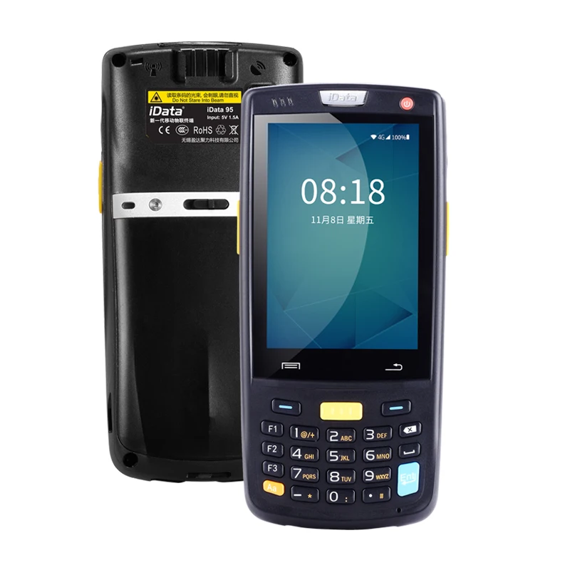 Idata 95W Pro Computer Mobile Thermal Printer Pos PDA 1D 2D Barcode Scanner Warehouse Android PDA