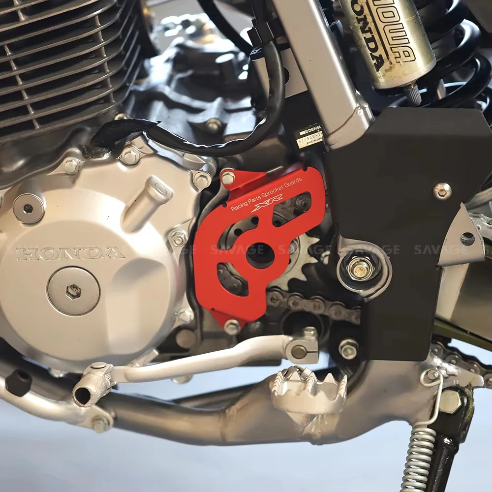 For HONDA XR400R XR 400R XR 400 R 1996-2004 Motorcycle Front Drive Sprocket Guard Cover Clean Chain Protector Racing Accessories