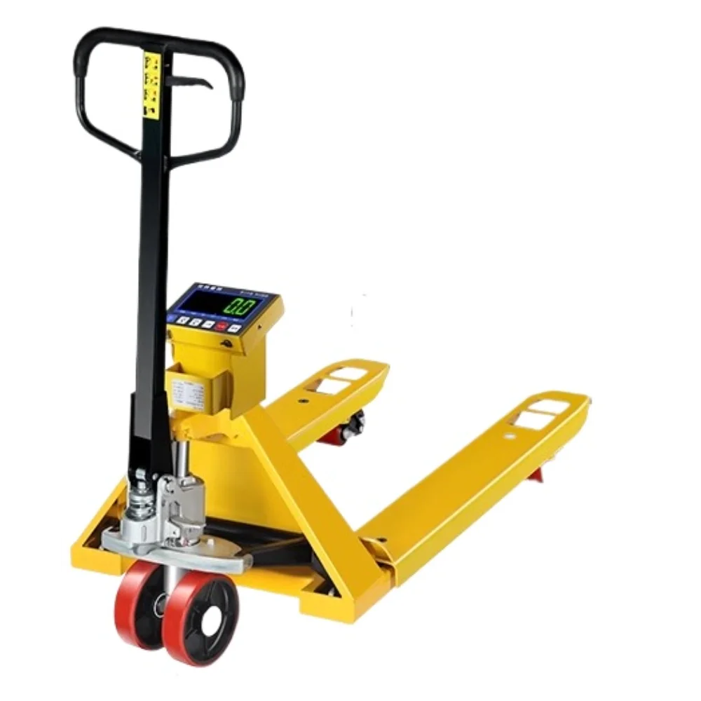 

Electronic forklift with weighing manual hydraulic pallet truck