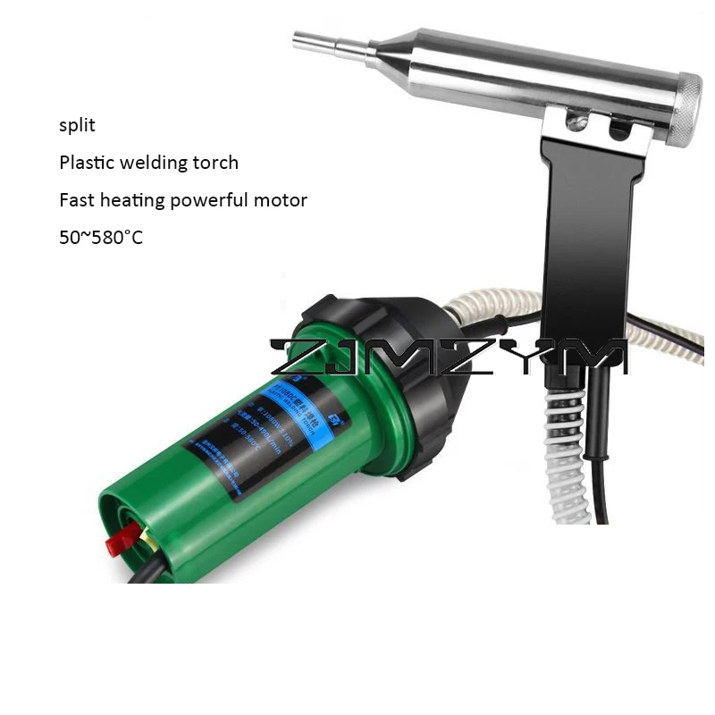 Imagem -03 - Tocha de Soldagem de Plástico de Alta Potência Termostato tipo Dividido Pistola de ar Quente Pistola de Soldagem de Pia Plástica pp 1080w