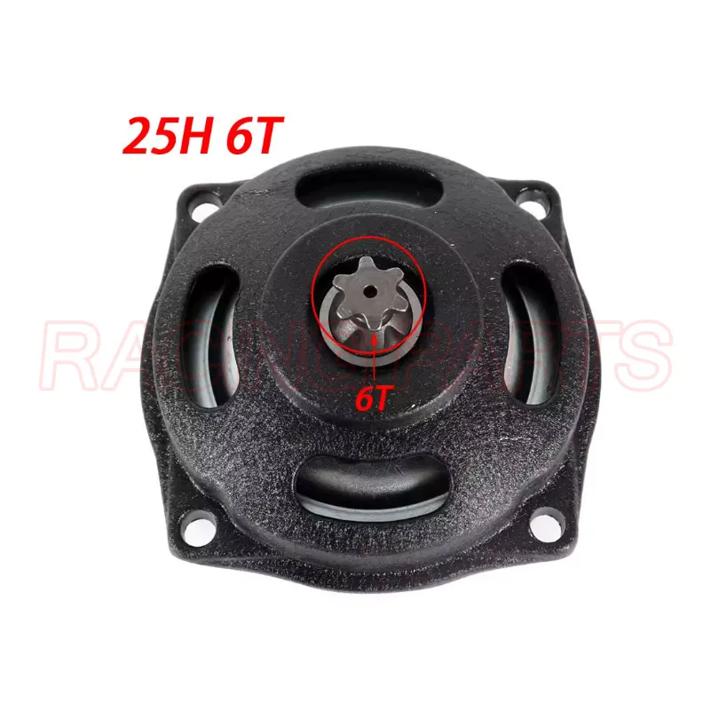 T8F 25H 6T 7T Clutch Drum Bell Housing Gear Sprocket Box Cover for 2 Stroke 47cc 49cc Engine Pocket Bike Mini Moto Dirt ATV Quad - view 3