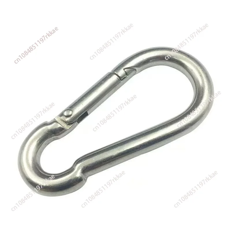 2pcs M12 Stainless Steel 304 Carabiner Carbine Snap Hook Key-Lock