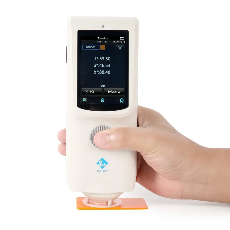 

3NH TS7010 Портативный спектрофотометр Цена Ручной спектрометр Колориметр для пластиковых чернил для печати Текстильное покрытие