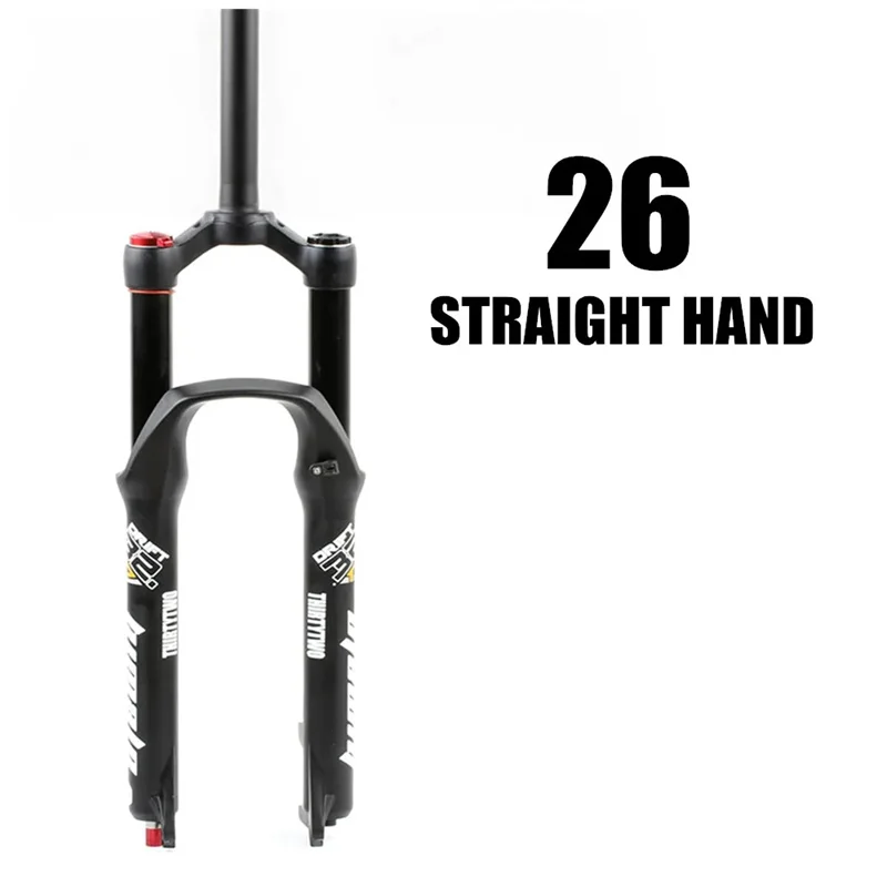 HIMALO MTB Suspension Air Fork Travel 160mm 26 27.5 29er Rebound Adjustment Quick Release QR Tapered Straight Tube Mountain bike