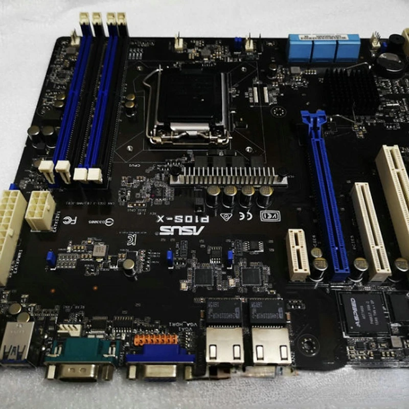 P10S-X P10S-V Single-Channel Server Mainboard C232 Dual Gigabit Nic