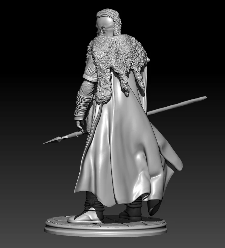 1/24 75mm 1/18 100mm Resin Model Viking Warror Soldier Figure Sculpture Unpainted No Color RW-686