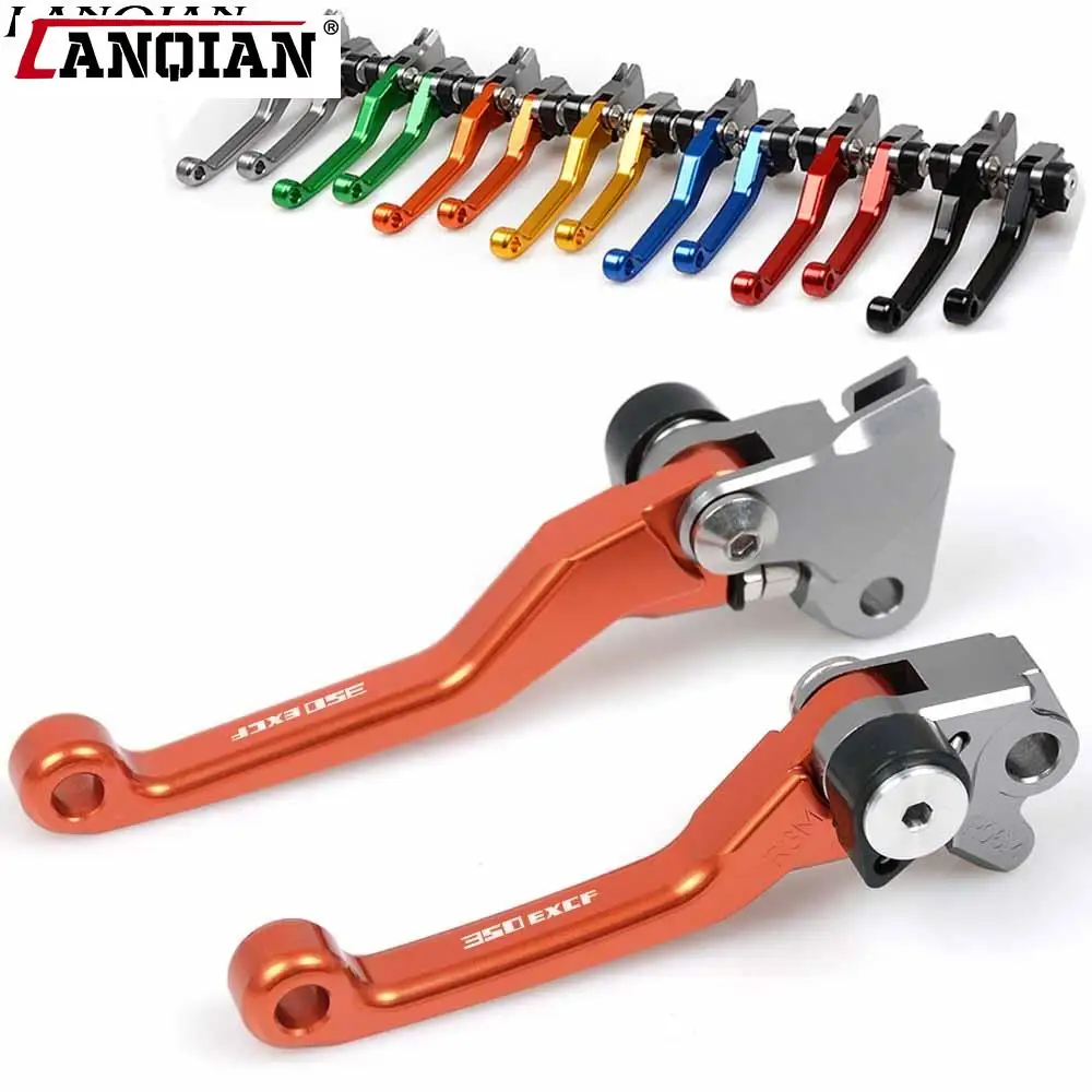 

For 350EXC-F 350 EXC-F 2006 2007 2008 2009 2010 - 2016 Dirt Bike Pivot Brake Clutch Levers Motorcycle Aluminum Accessories